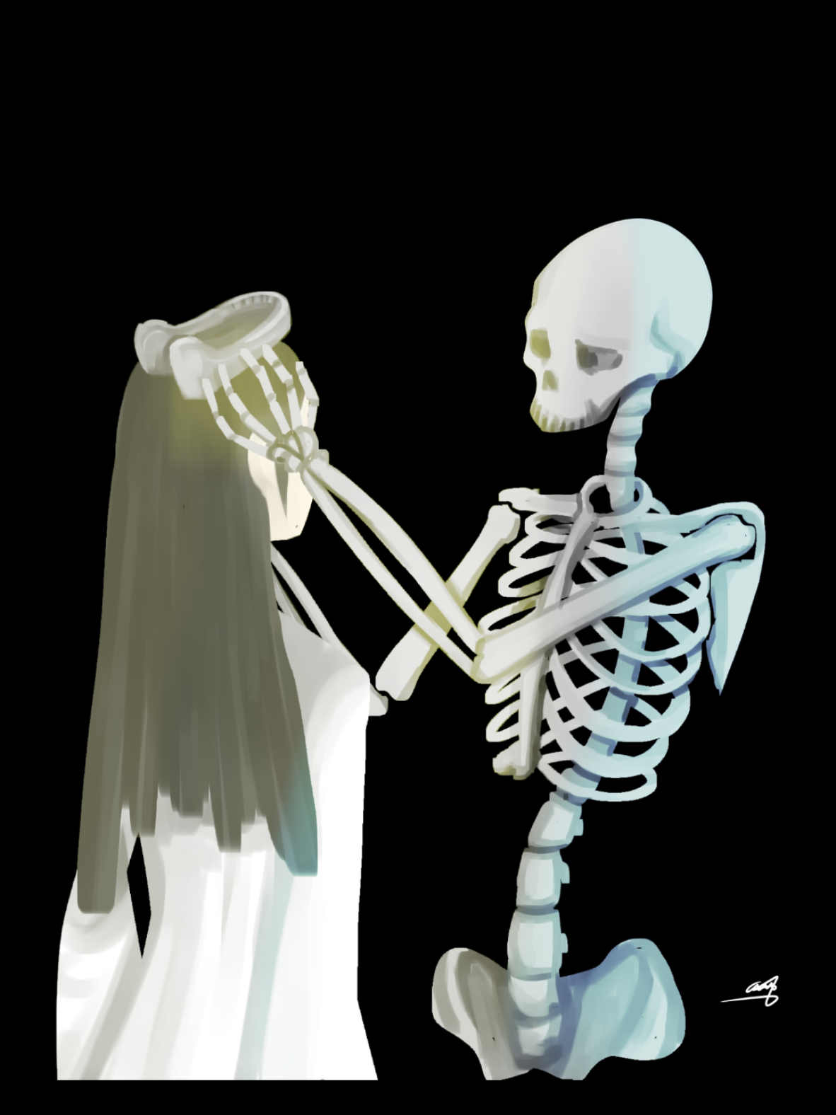 #fyp #timelapse #skeleton #linewithoutahook #digitalart 