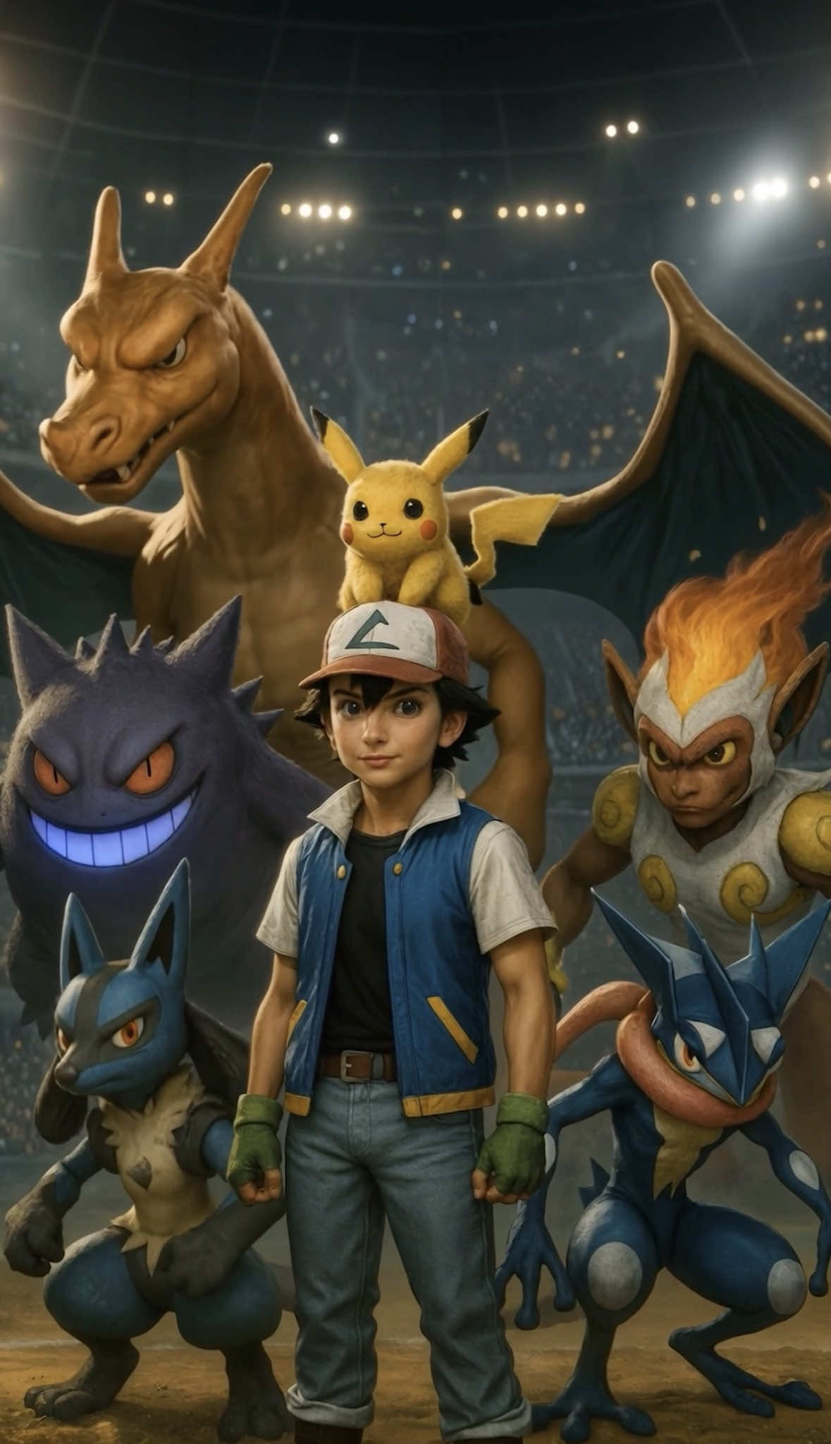 The best Ash’s team? #Pokemon #pokemontiktok #realisticpokemon #pikachu #charizard 