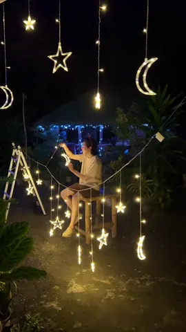 Ang liwanag naman ng curtain christmas lights na ito #christmaslights #stringlight #homeimprovement #homeandlifestyle 