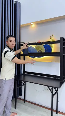 Kệ trưng bày để đồ góc làm việc