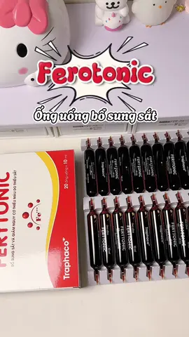 Uống sắt hàng ngày còn giúp da dẻ hồng hào tươi tắn nữa đó #unboxing #review #bosungsat #satferitonic #viral 