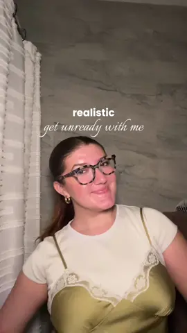 realistic get unready with me! #grwm #getunreadywithme #getunready #routine #smallcontentcreators @Garnier @GarnierUSA @byoma @Eyebuydirect @Glow Recipe 