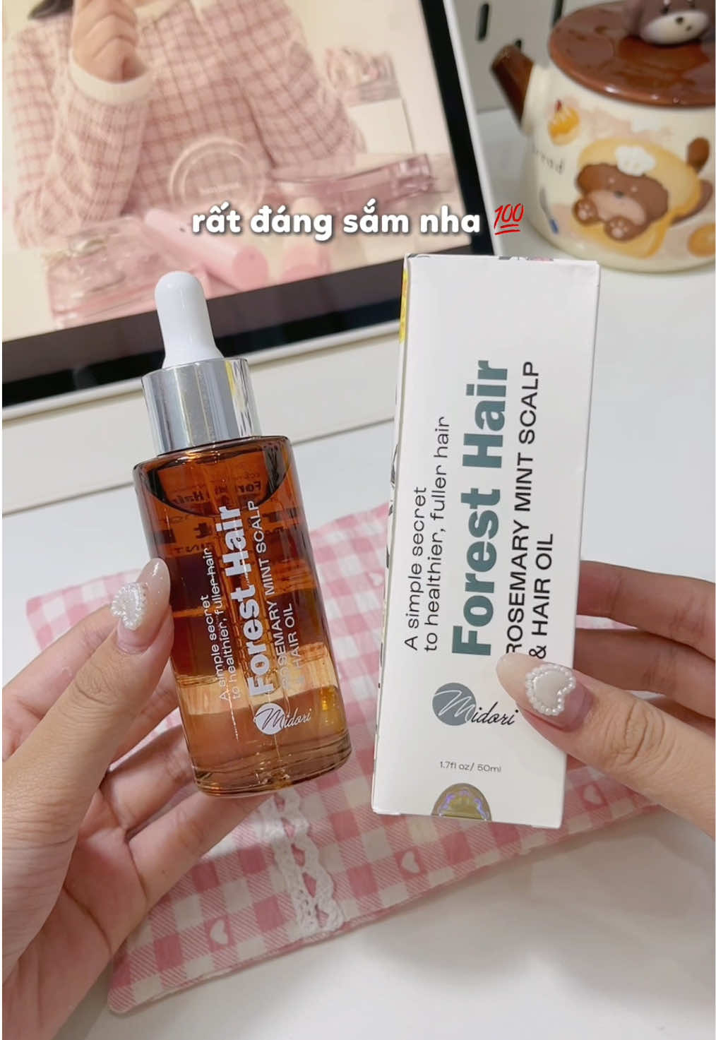 cứu cánh cho mấy chị em tóc rụng nhiều 😋 xài 2 lọ rùi mê thiệt í #foresthair #dauumoctoc #uoil #moctoc #giamrung