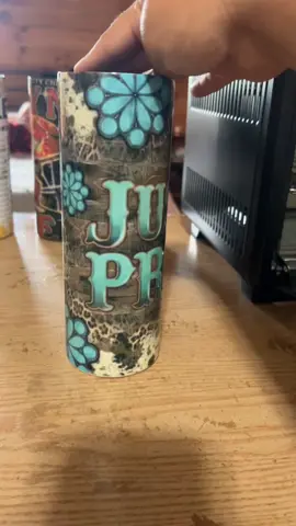 Custom 20oz skinny tumblers #justpray #jamiescustomdesigns #smallbussinessowner #supportlocalbusiness #fyp 