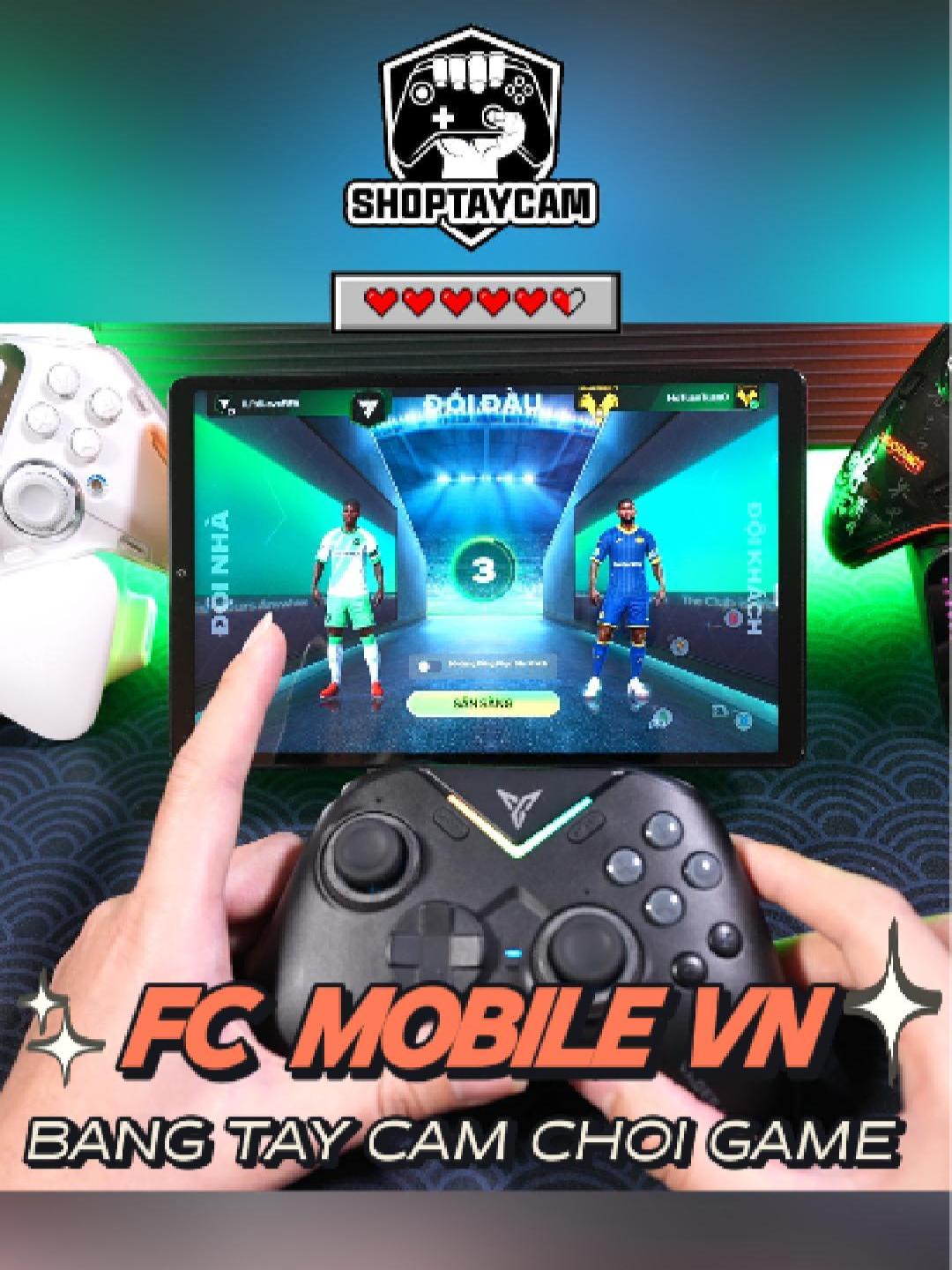 Hướng Dẫn Cách Chơi FC MOBILE Trên Điện Thoại Android Bằng Tay Cầm Đơn Giản Nhất Cho Người Mới tại #shoptaycam #taycamchoigame #GamingOnTikTok #fcmobile #fcmobilevietnam