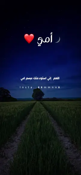 اللهم اني استودعتك امي ❤️❤️ #امي #الام #دعاء_للام #اللهم_احفظ_امي_وجميع_امهات_المسلمين #اكسبلورexplore 