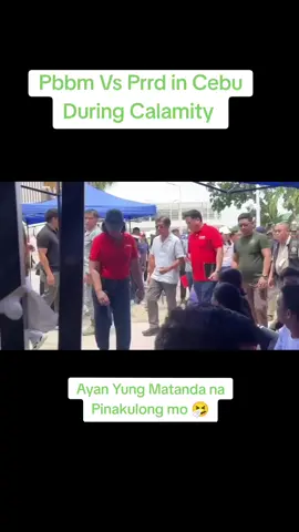 Prrd/ Duterte in Cebu during Calamity.