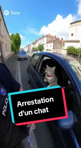 Arrestation d'un chat... #chat #humour #chathumour 