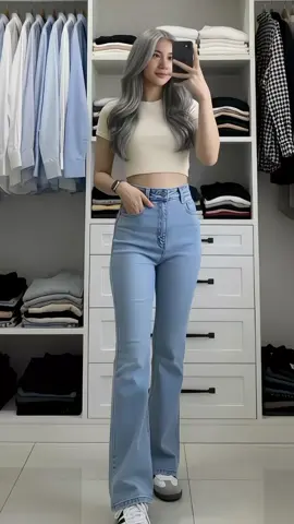 nangisss cakep bangettt bikin kaki keliatan lebih jenjang omg😩✨ #celanamurah #celanacutbray #cutbrayhighwaist #outfitideas #fyp 