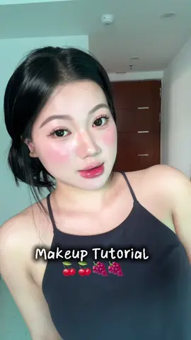 Tone make màu cherry cho ai thích tone đỏ đỏ hồng hồng #makeup #makeuptutorial #clio #peripera 
