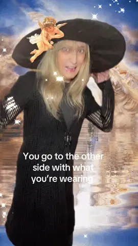 Explaining to God about your attire. Let’s just pray none of us go nude. #HappyHalloween #GenX #fyp 