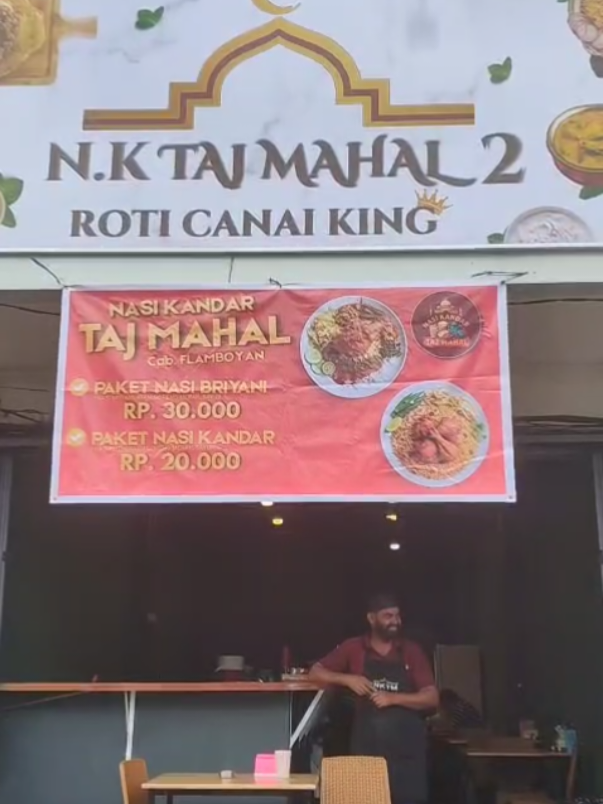 Nasi Kandar Taj Mahal 2 sudah Hadir di Pasar Flamboyan, bukanya dari Subuh sampai Siang... Sile mampir 🧑‍🍳🧑‍🍳🧑‍🍳 . . #kuliner #indiafood #tajmahal #pontianak #nasikandar @Kuthubudeen115 Kuthubudeen115 