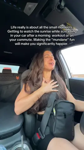 Shoutout to @Shelby Sacco for sharing her morning car karaoke. Appreciate the small moments. 