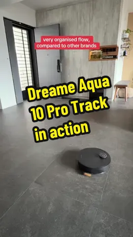 It’s hitting the mark, and the cleaning spots, the Dreame Aqua 10 Pro Track has been impressive so far with the track roller mops. Stay tuned for more reviews! @Dreame Singapore Store @Dasher Singapore 