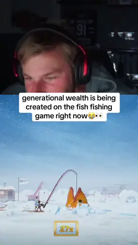 generational wealth is being created on the fish fishing game right now😭👀 #kickstreaming 