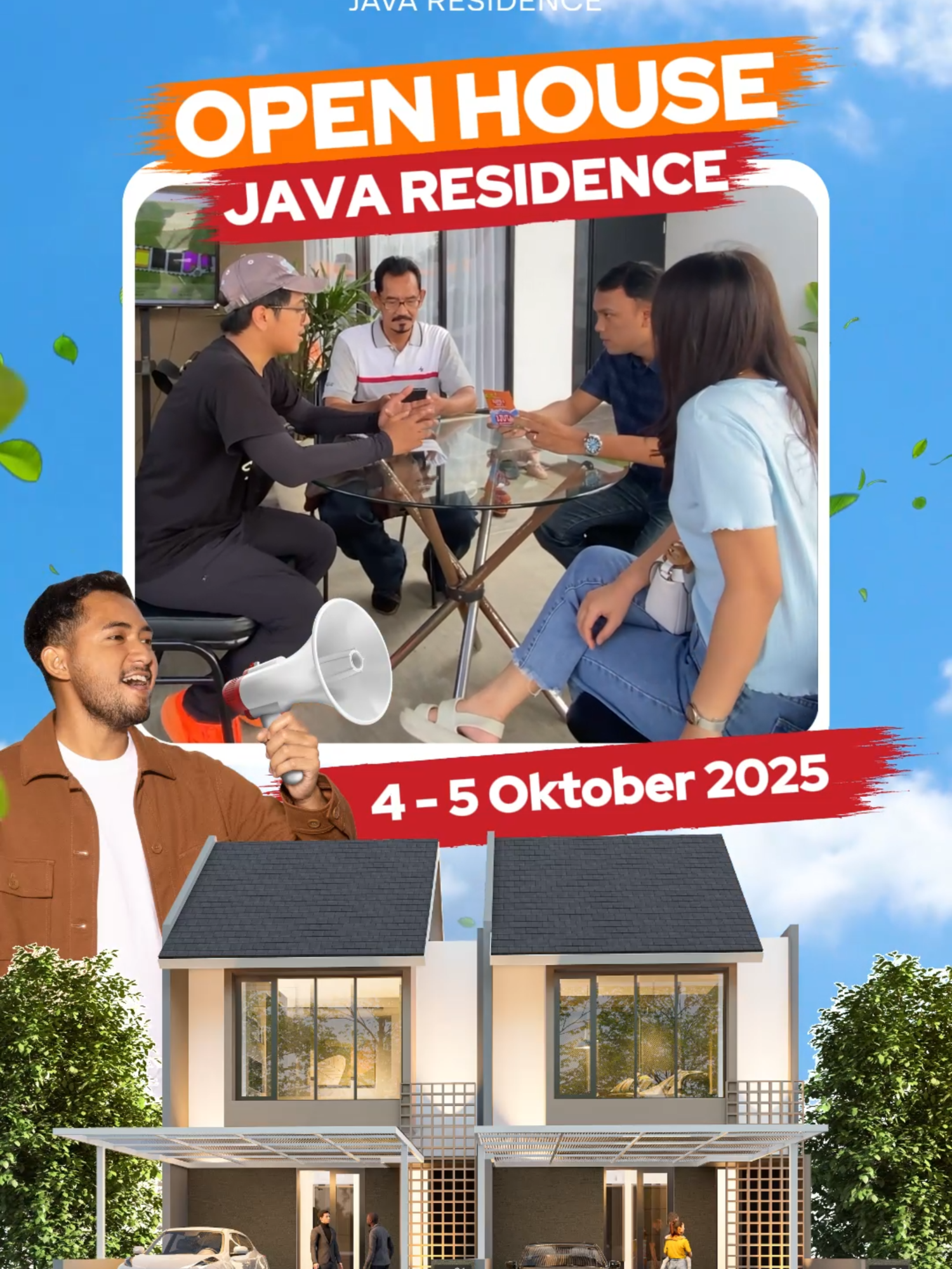 Weekend nggak usah bingung mau kemana! Yuk datang ke Open House Java Residence 🏡 📅 4–5 Oktober 📍 Java Residence Cluster 5 Sukodono Siap-siap dimanjain sama Burger Bangor yang juicy 🍔 plus Honey Lime yang super seger 🍹 — dijamin bikin weekend kamu makin chill & happy! Jangan sampai kelewatan, ajak pasangan atau keluarga Pilih Unit Langsung Akad Cari Rumah? Ya Java Residence #javaresidencemasangan #javaresidencesukodono #javaresidencecluster5 #rumahgedangan