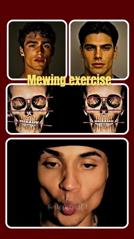 Mewing exercise + Jawline L shaped + sharp Jawline exercise ( do this everyday to see amazing results) ( 100% proved ) #fyp #mewing #jawline #looksmax #looksmaxing #jawlinechallenge #mewingtransformation #mewingtutorial #virall 