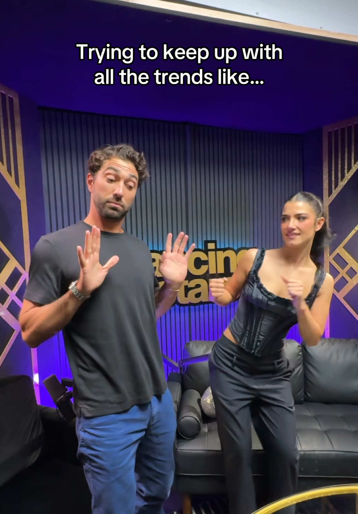 @Joey Graziadei chats #TikTokNight on #DWTS with @charli d’amelio and other special guests 🤩 Watch the new episode of the Official #DWTSpodcast now on @Disney+ and @hulu 🔥 