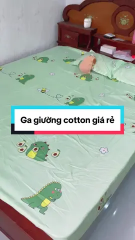 Ga giường cotton nhìu màu sắc hình dáng #tieungocreview #gagiuongcotton #gagiuonggiare #gagoi3mon #gagiuong 