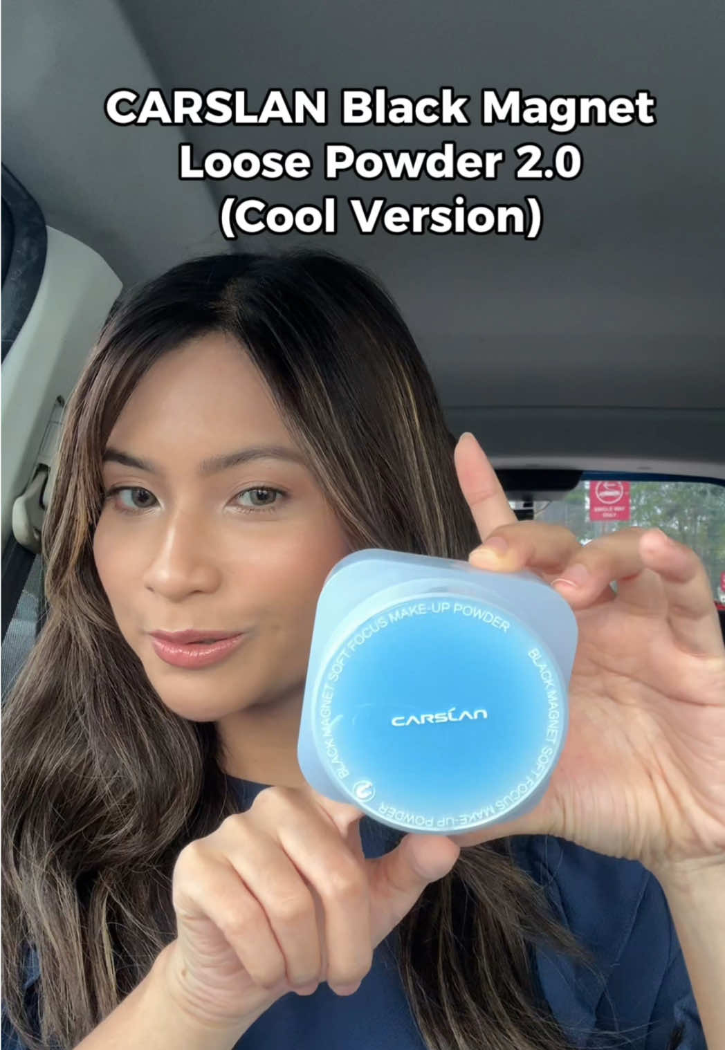 Loose powder versi sejuk?! 🌬️❄️ memang best touchup time tgh panas 😍  #carslanmy #carslanpowder #settingpowder #sweatproof #CarslanSummerMakeup 