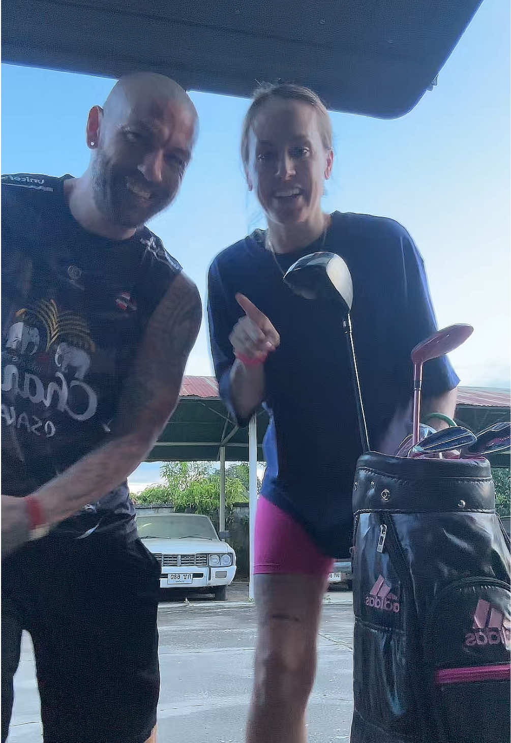 day two of trying a new hobby ⛳️ #fyp 