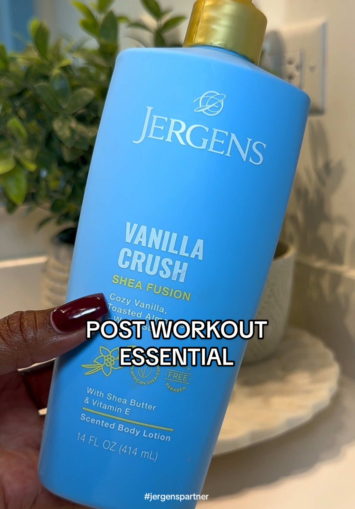 #jergenspartner My workout recovery isn’t complete without my @JergensUS Shea Fusion lotion!  #bodycare #jergens #bodycareproducts #bodycareroutine #lotion  