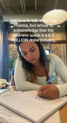 ..and growing! Remember that next time an influencer is pushing a product that will solve all your problems. Don’t get me wrong, love a sauna, I take a multivitamin, and I’m a yoga instructor, so I’m not saying I’m not apart of this industry.  However it’s important to remember how unregulated and predatory Wellness ™️can be.  Don’t let someone capitalize off of your insecurities and plz for the love of god put the powdered greens down  #wellness #nutrition #healthylifestyle #weightloss #bigpharma 