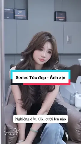 Phần tiếp theo nè 😎 Làm tóc xong mà chưa biết pose sao cho “đỉnh”? Để tụi mình chỉ cho — góc nào cũng xịn, dáng nào cũng sang 📸 #vstar #chupanh #salontoc #fyp #hair 