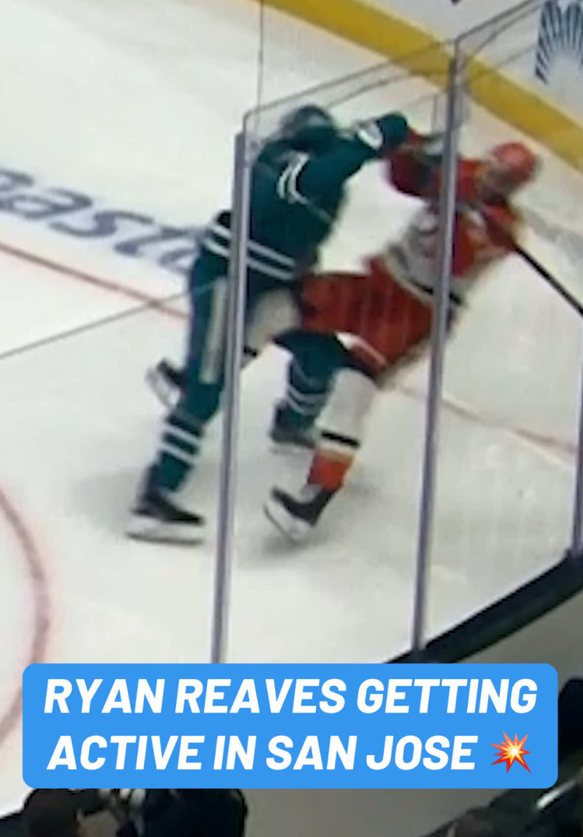 Ryan Reaves welcoming himself to the Shark Tank 🚂 #hockey #NHL #fyp #hockeytiktoks 