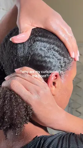 sometimes the different curl patterns that we have throughout our hair may actually be a result of damage  #naturalhairtiktok #naturalhairtips #coilyhair #naturalhairjourney #bristlebrush 