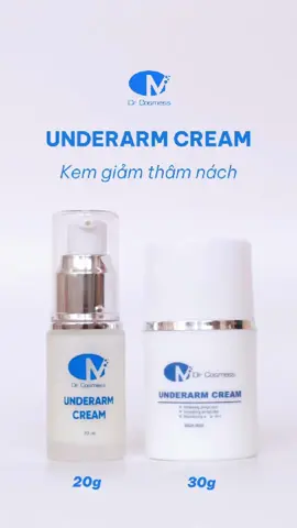 Kem giảm thâm nách UnderArm cream Dr Cosmess #thamnach #peelnach #kemnach #medicos #drcosmess 