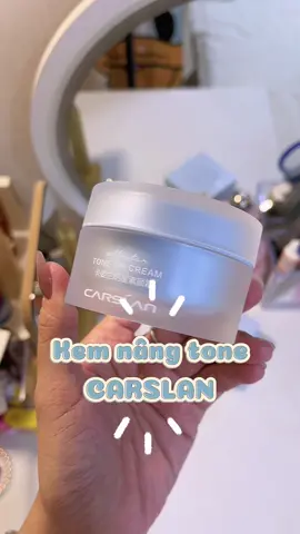 Nâng tone dịu nhẹ êm nha #tientienmini #carslan #kemnangtone #makeup #beautytips 