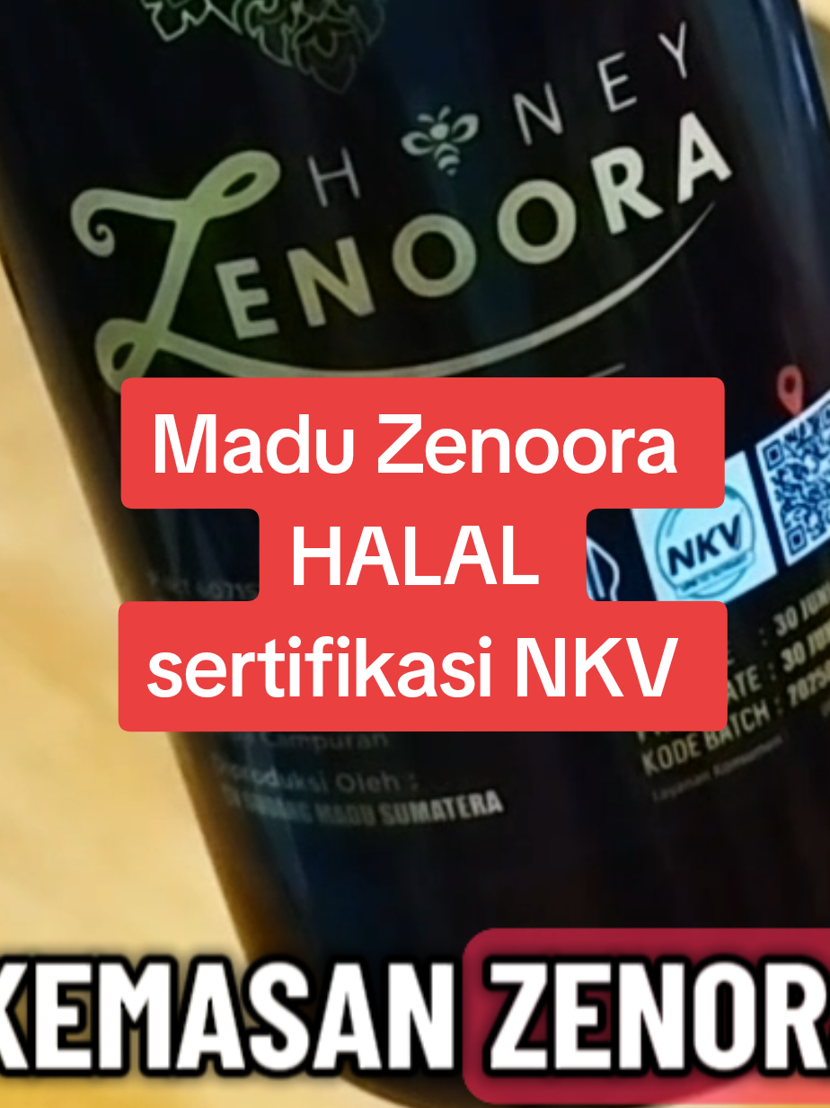 Madu Zenoora HALAL sertifikasi NKV 😍  . #maduzenoora #zenoora #zenoora1kg #maduaslizenoora  #madumurnizenoora 