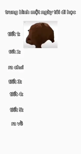 trung bình tôi đi học sau hè
