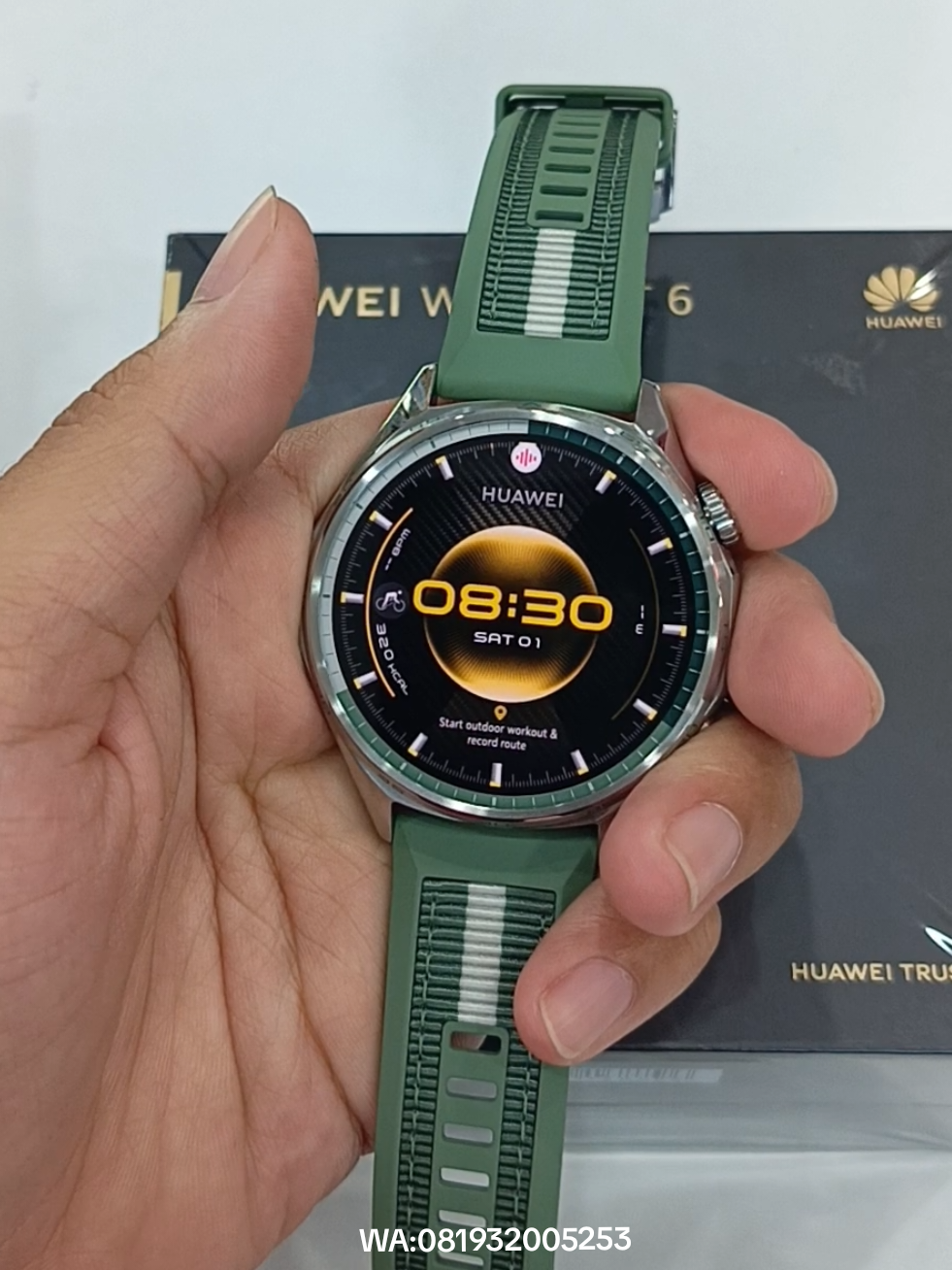 HUAWEI GT6 GREEN 46mm #huawei #erafone #gt6 #smartwatch 