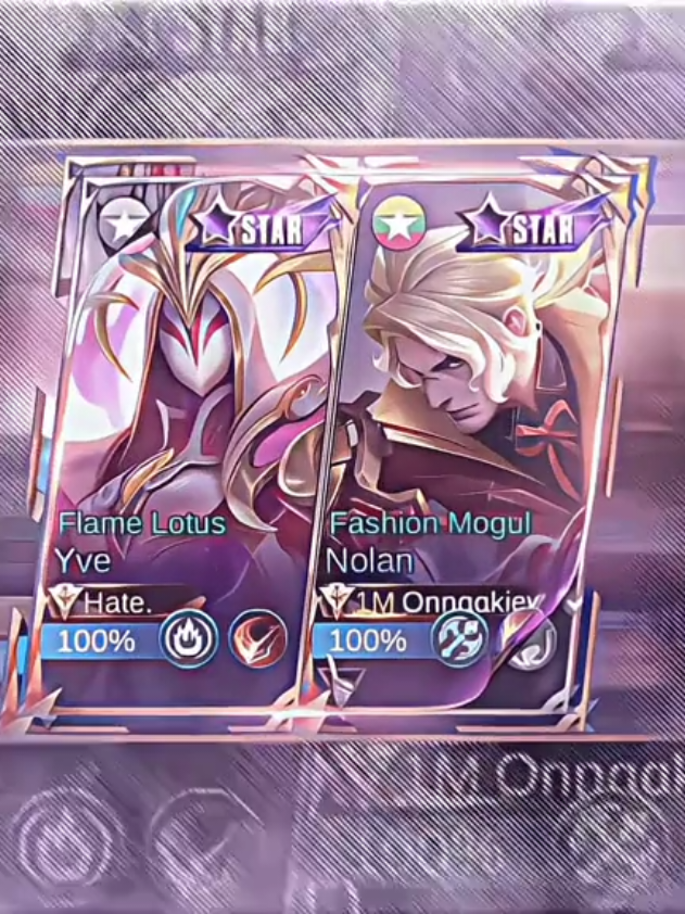 Pretty Yve skin😁😁 #onnahatee  #mlbb #los_nightingale #kaoriかおり #mobilelegendsbangbang 