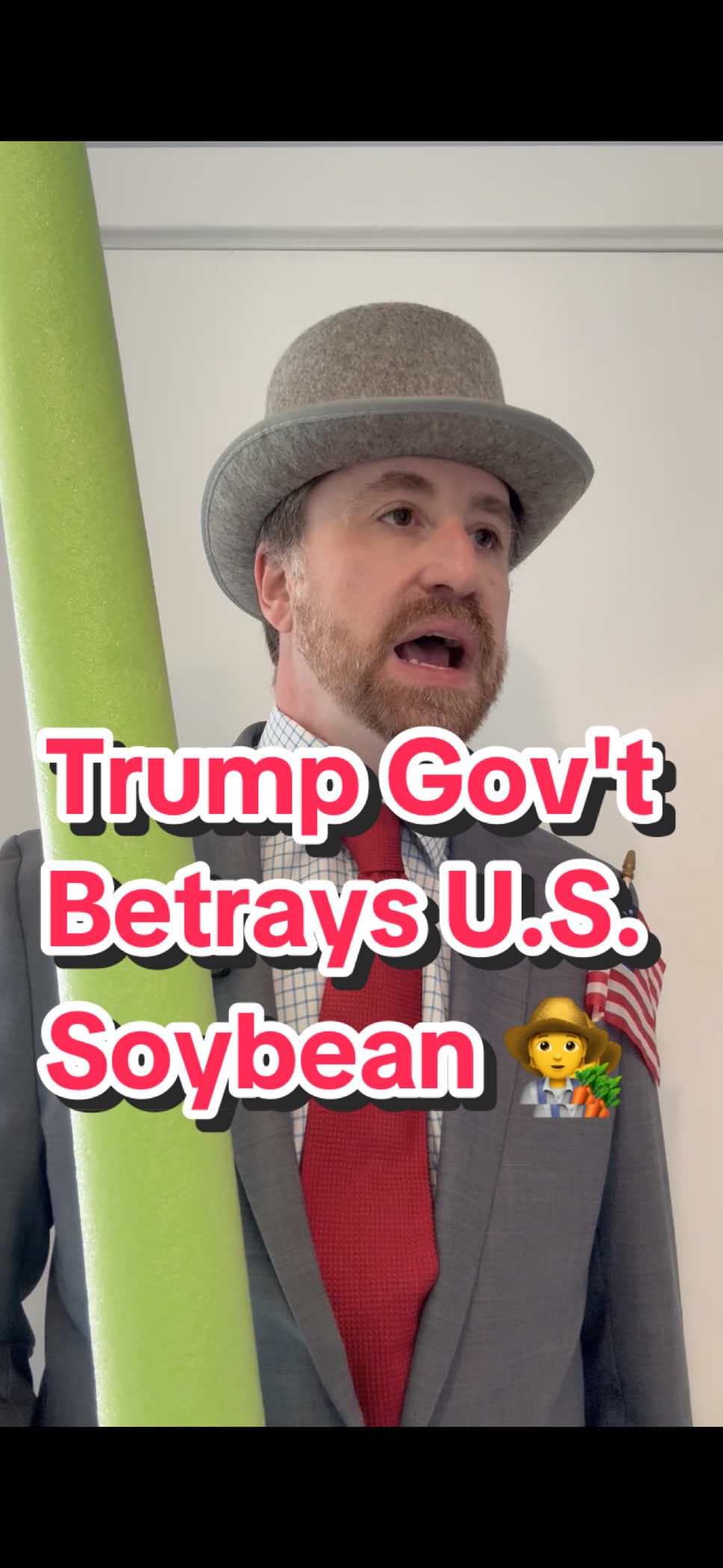 That one time when the Trump Administration bailed out Argentina and then they turned around and sold their soybeans to China because who care about US farming anyway?  Also, according to Mother Jones the bailout may have made one of Scott Bessent’s college buddies filthy rich but that’s a whole nother video.  As George Carlin used to say, “it’s one big club, and you ain’t in it.” #soybeans #tariffs #tradewar #china #argentina 