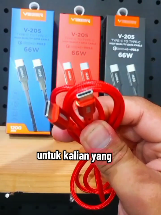 Kabel data veger Type C to C #veger #kabeldata #fastcharger #fypage 