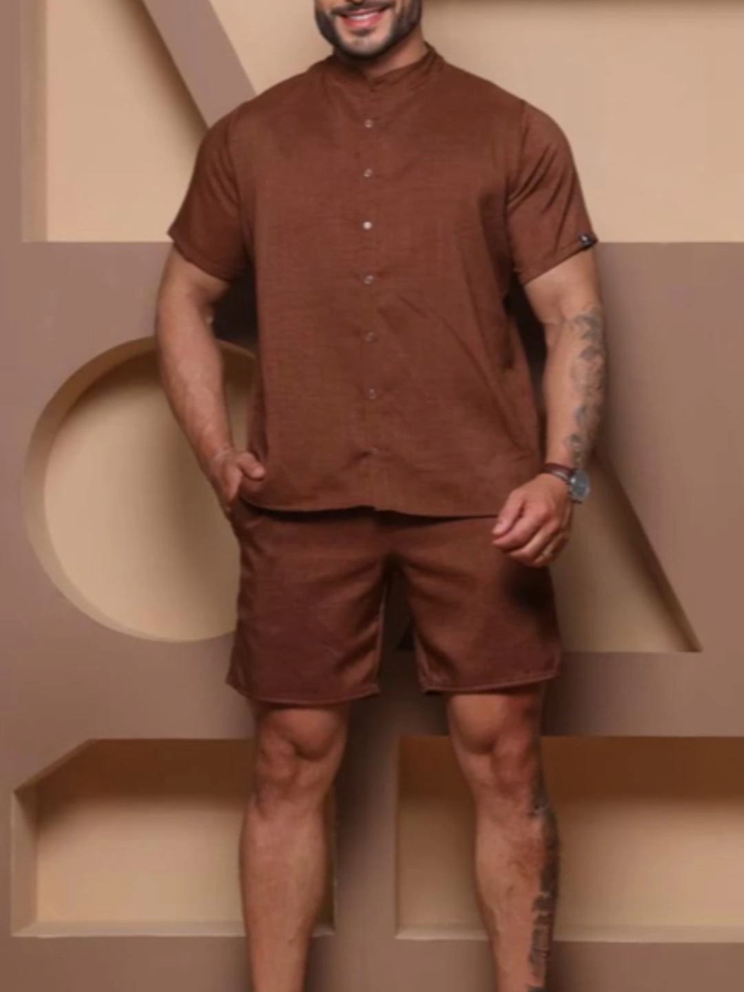 Conjunto Masculino Linho Premium Camisa e Bermuda Elegante Estilo Casual Gostou? Acesse https://s.shopee.com.br/5pzF4OI51R Descrição: Tenha estilo e sofisticação em qualquer ocasião com o Conjunto Masculino em Linho Premium. ✅ Camisa e bermuda em linho de alta qualidade. ✅ Tecido leve e respirável, ideal para dias quentes. ✅ Corte moderno e elegante, perfeito para passeios, eventos casuais ou viagens. ✅ Conforto e estilo reunidos em um conjunto versátil. Uma peça premium que combina classe e praticidade, trazendo o melhor do casual masculino com acabamento refinado. #shopee #shorts #homem #masculino