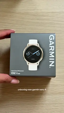 unboxing the new garmin venu 4 so excited to start using this #garminwatch #garmin #venu4 #garminvenu4 #unboxing