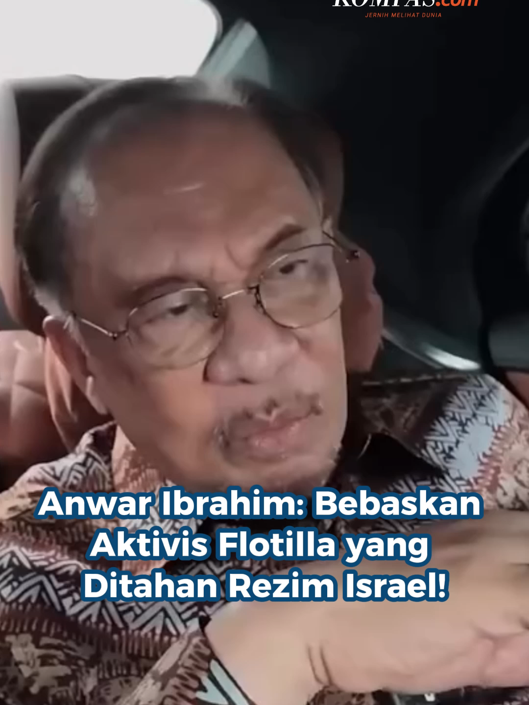 Perdana Menteri Malaysia Anwar Ibrahim mengecam Israel yang menahan 23 warganya bersama ratusan aktivis internasional dalam misi Global Sumud Flotilla di perairan internasional.  Anwar menyebut pencegatan tersebut sebagai penghinaan terhadap nurani dunia sekaligus pelecehan terhadap hak rakyat Palestina.  Kapal kemanusiaan Global Sumud Flotilla menuju Gaza, Palestina, dicegat tentara Israel, pada Rabu (1/10/2025).  Terdapat sebanyak 13 armada yang disita Israel, termasuk kapal 
