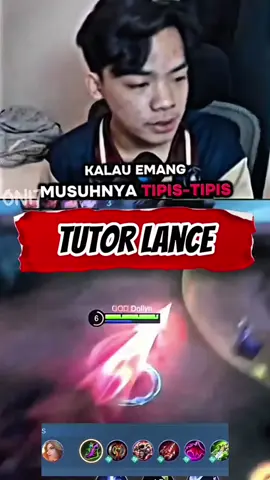 Tutor Lance  #mobilelegends #mlbb #mlbbcreatorcamp #mlbbtiktok #lancetiktok 