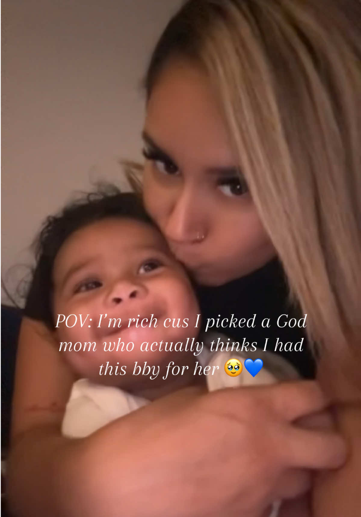 SUPER RICH! & extremely GRATEFUL❤️ she’s literally my 2nd bd😂🫶🏽 #rich #grateful #godmom #baby #fypシvillage 