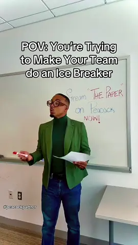 #Peacockpartner Let’s play 2 Truths and a Lie 😏  1. I quit 3 jobs to protect my mental health  2. I’ve seen every episode of The Office (twice)  3. The Paper is available on @Peacock for you to stream now  Can you guess the Lie? 🤔💭 #thepaper #peacock #work #workhumor #icebreaker #corporate #corporatelife #officehumor #officelife #amirhenley #corporatehumor #Ad
