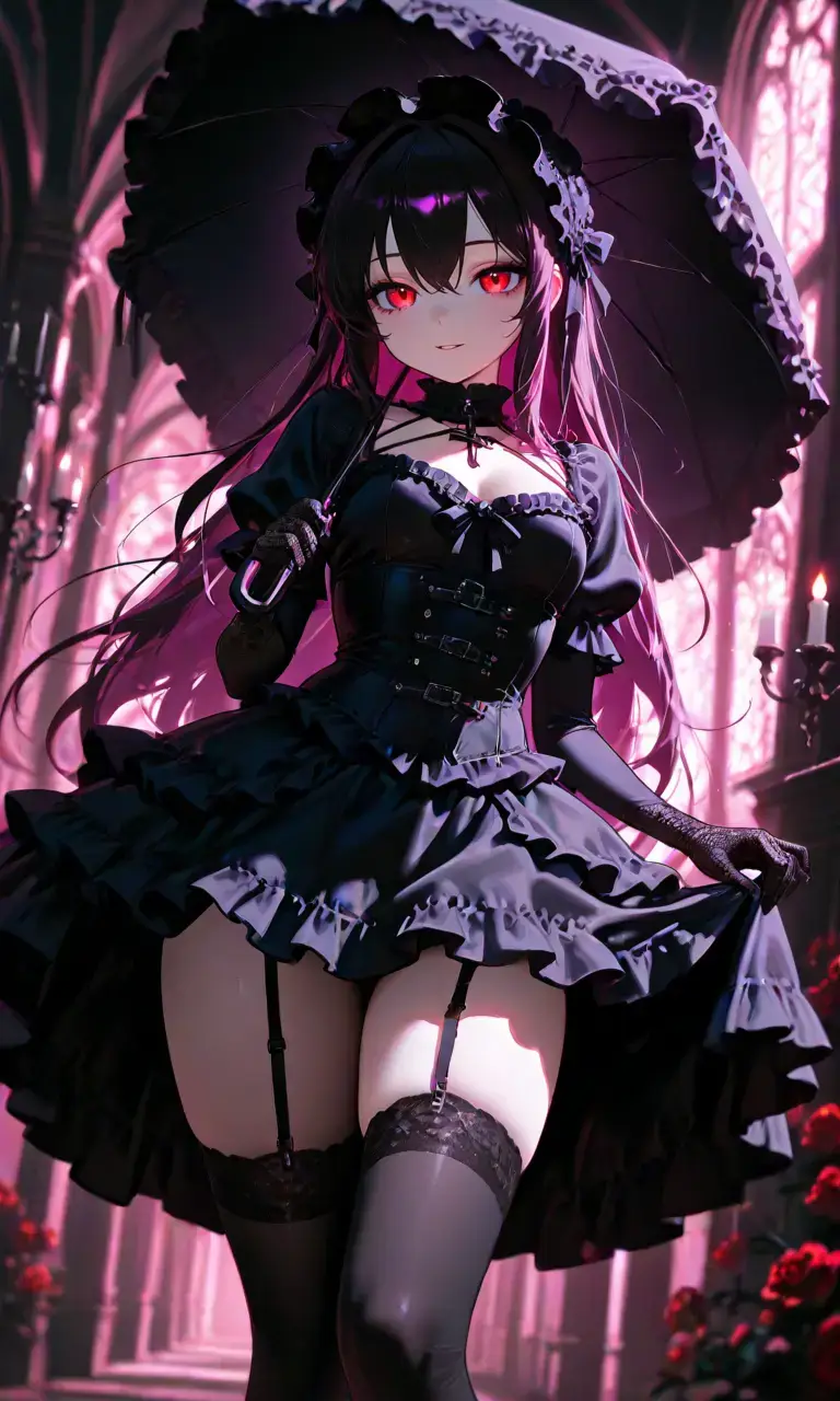 Elegant Darkness (befor HiRes) #darkgirl #darkanime #ai #animegirl #🖤🖤🖤🖤🖤🖤🖤🖤🖤🖤🖤🖤🖤🖤 