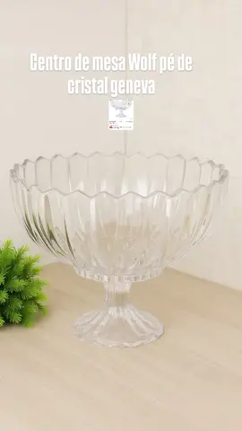 centro de mesa Wolf pé de cristal geneva ✨ #centrodemesa #creatorsearchinsights #enxovaldecasanova #dicasdecasa #cristal 