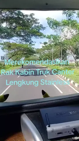 Rak Kabin Truk Canter Lengkung Stainless  #tiktok #trending #trend #fyp #aksesorismobil 