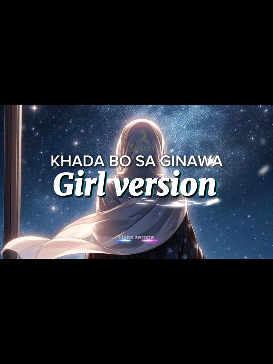 Khada bo sa ginawa Girl version cover maranao song #elsisters  #maranaosong 