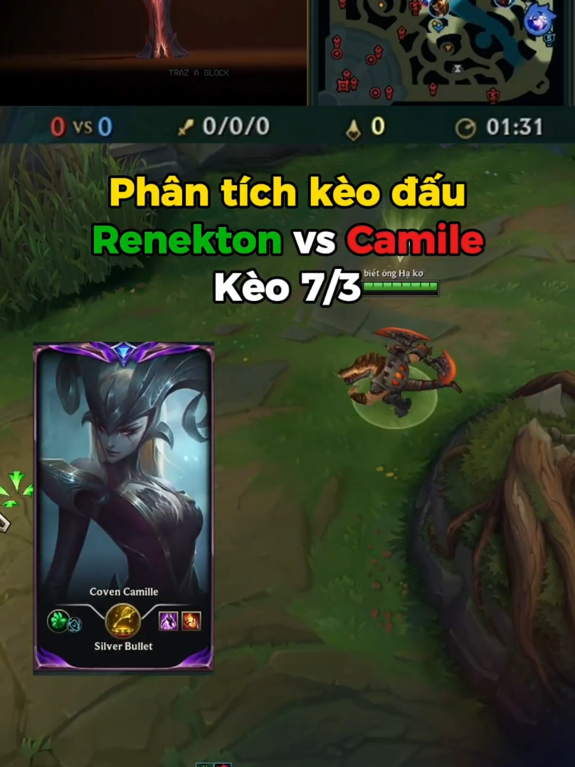 Cách xử lý kèo đấu Renekton vs Camile #LienMinhHuyenThoai #LeagueOfLegends #lmht #XiaoChaoMeng 