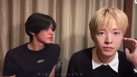 riku and yushi did live together on weverse. and In the opening of the live, the first thing Riku did was praise Yushi’s beauty 😌 #RIKU #YUSHI #리쿠유우시 #yuriku #riyu 